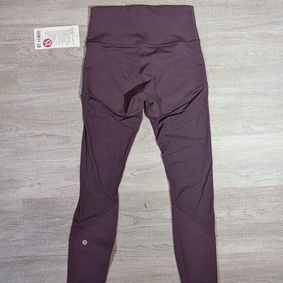 Lululemon Wunder Train Mesh HR Tight 25” Grape Thistle Purple Women's 6 NWT New - Picture 4 of 12